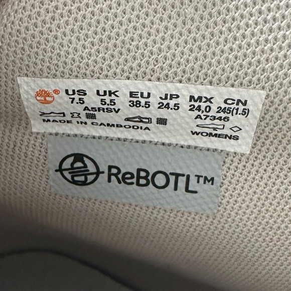 TIMBERLAND Sky 6-Inch Lace-up Boots Size 7.5 NWB - Picture 11 of 13